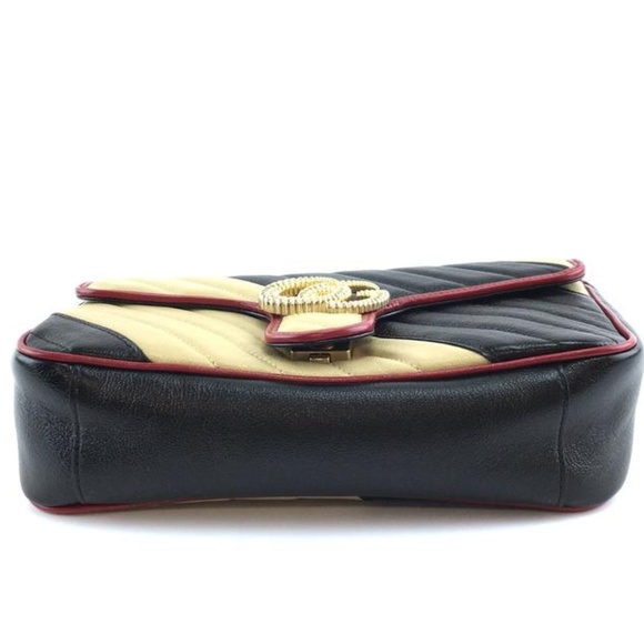 Marmont Quilted Diagonal Cross Body Bag - Picture 4 of 12